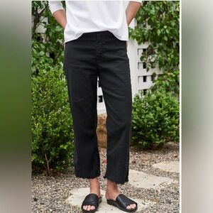 Frank and Eileen KINSALE Black, Italian Performance Linen pants size 0